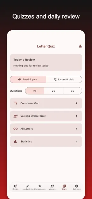 German Alphabet: Write & Hear screenshot 4