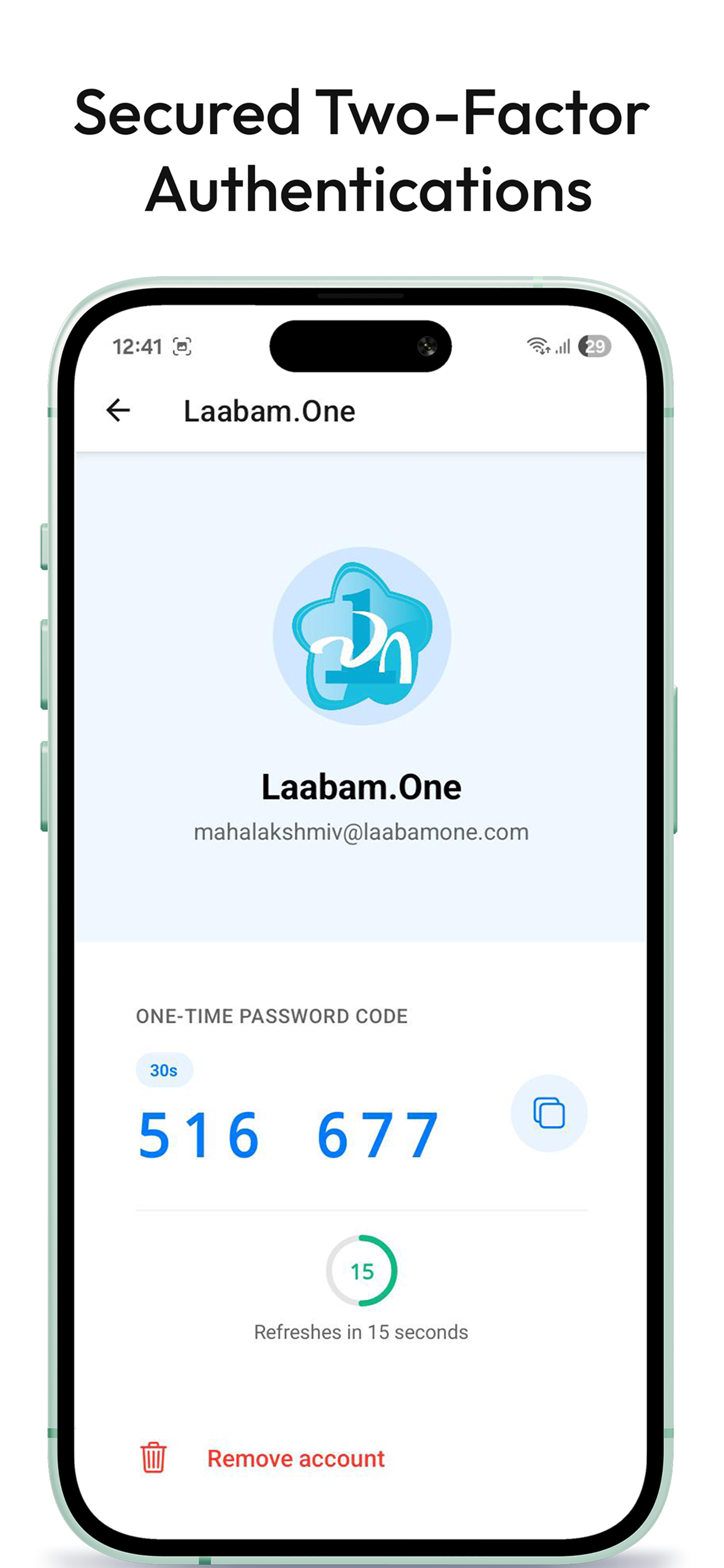 Laabam Authenticator screenshot 3
