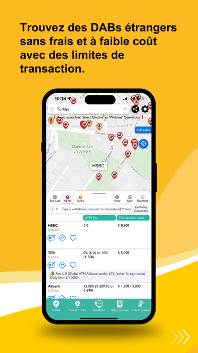 Screenshot #2 pour ATM Fee Saver: Travel smarter