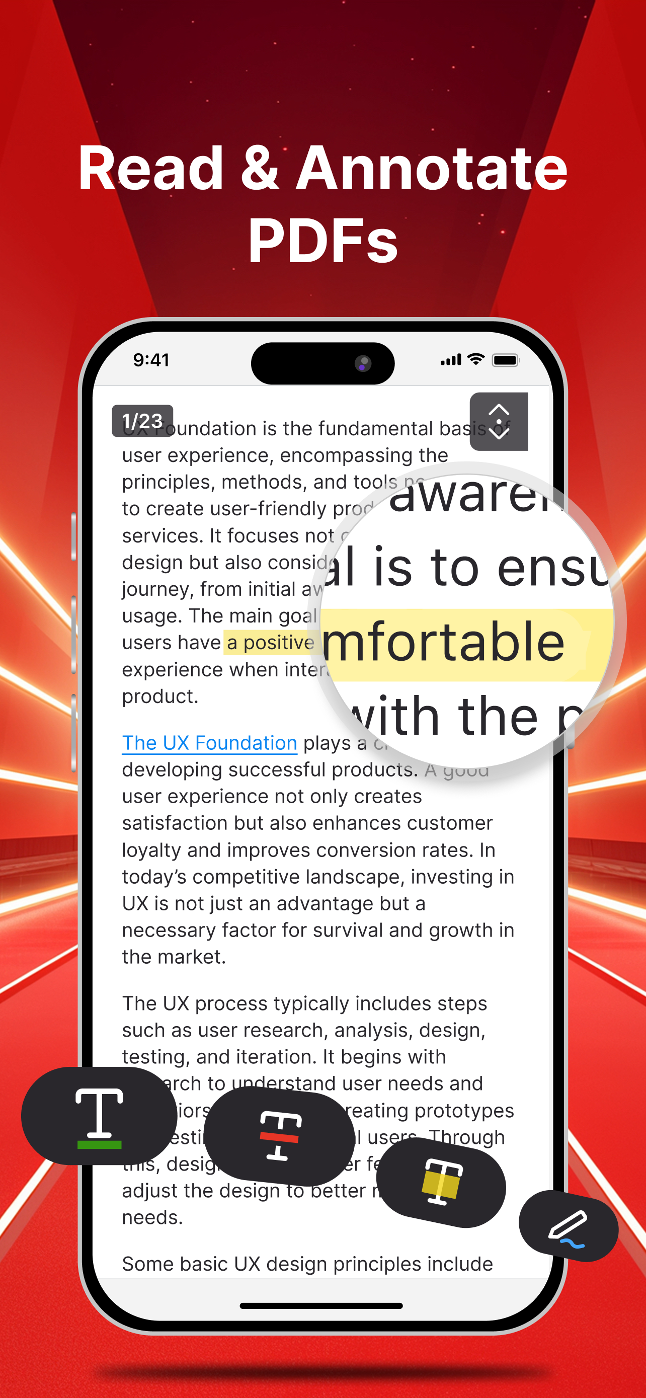 PDF ProX: PDF Reader & Editor screenshot 3
