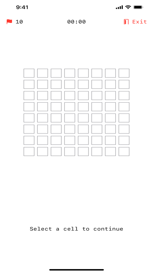 #2. Modernist Minesweeper (iOS) 由: Cheng-Han Wu