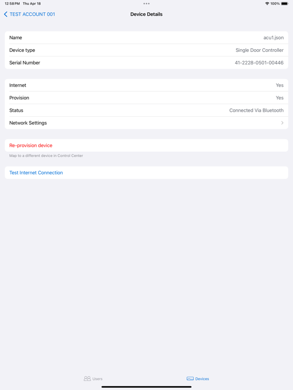Avigilon Alta Access iPad screenshot 5 - Business app