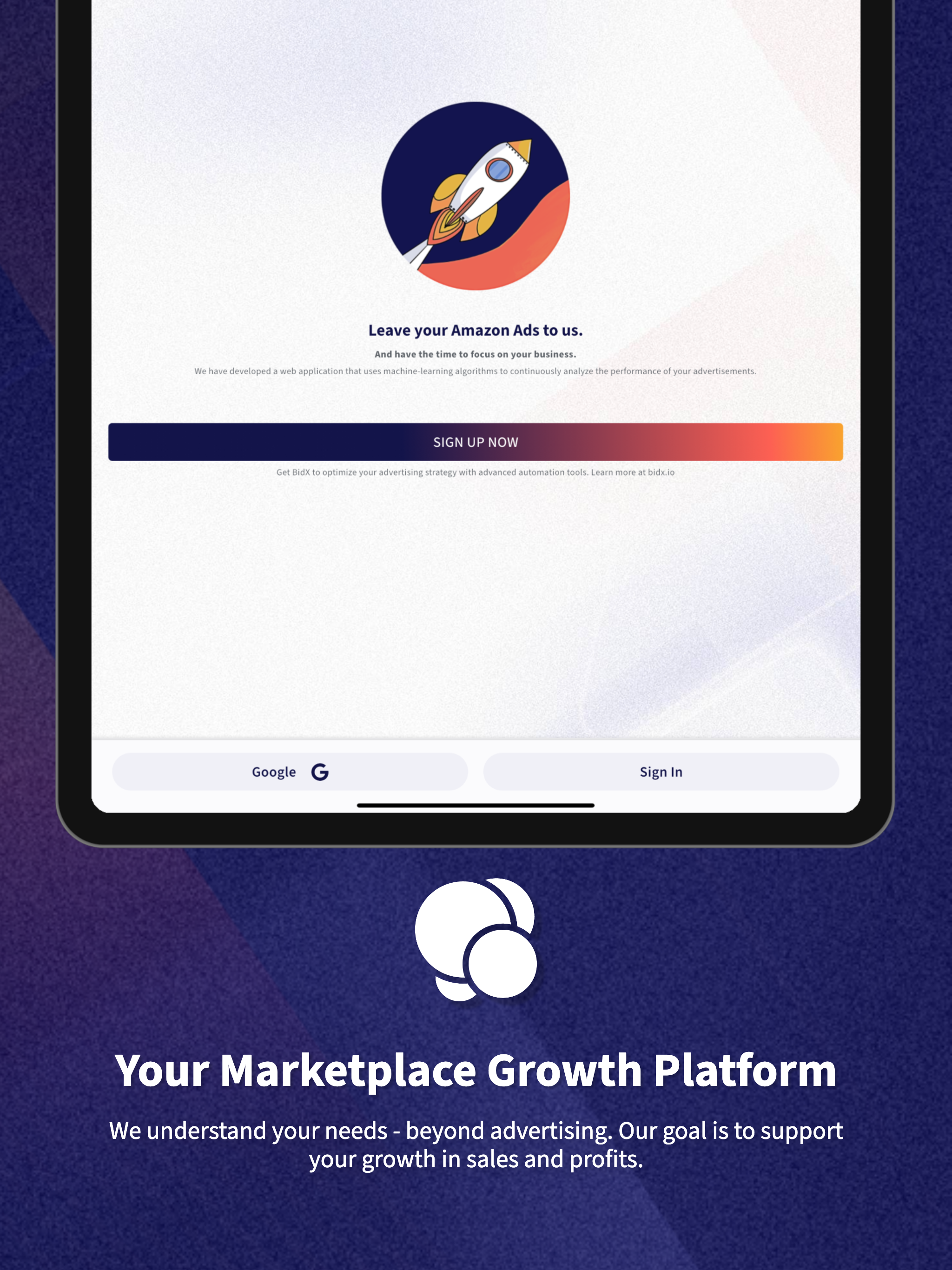 BidX - Scale Marketplace Ads screenshot 8