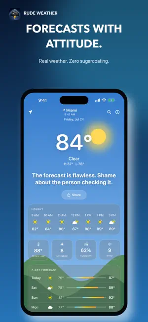 Rude Weather: Roast Forecast screenshot 1