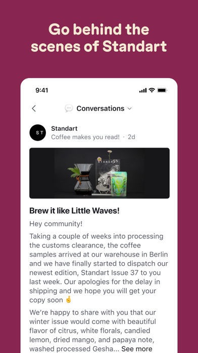 Standart Community iPhone screenshot 4 - Social Networking app