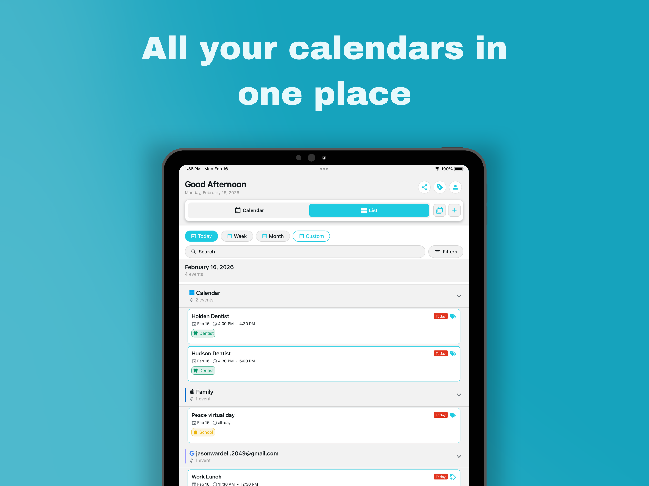 Capacitly: Calendar Sharing screenshot 12
