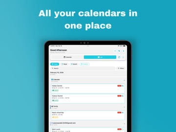 Capacitly: Calendar Sharing iPad screenshot