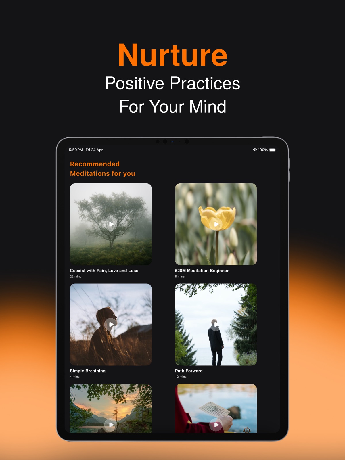 Relax Infinity: Meditate,Sleep ipad screenshot 3