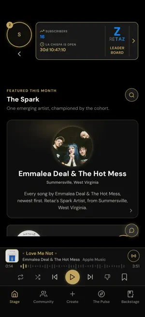 Retaz: Human Music Curation screenshot 2