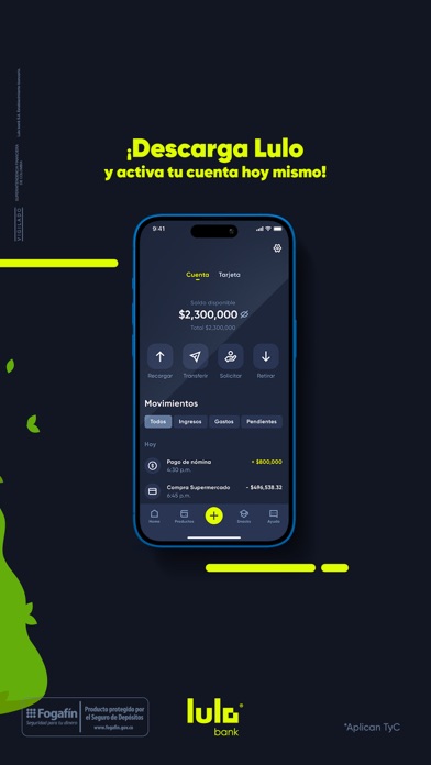 Lulo - Maneja tus finanzas Screenshot
