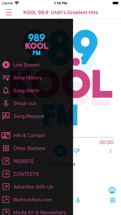 98.9 KOOL FM - KRQX Screenshot