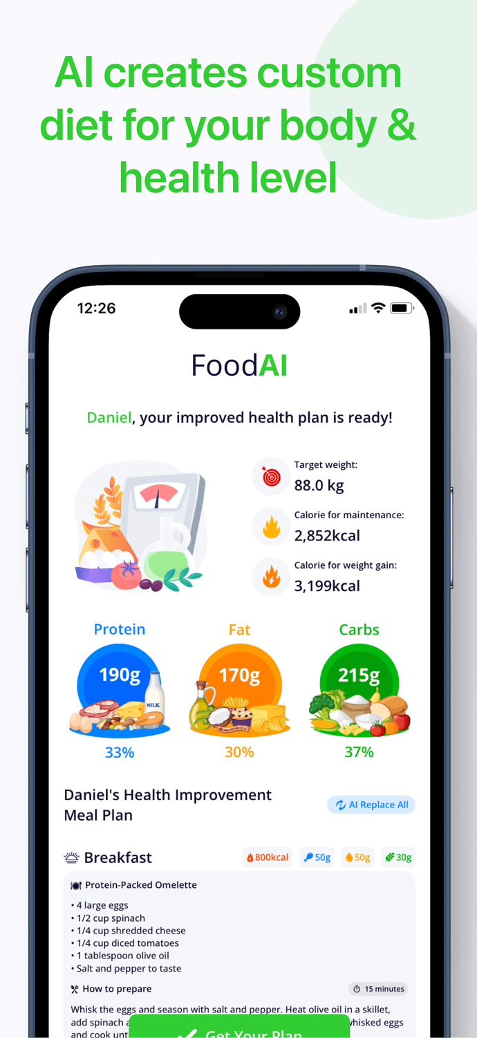 Calorie Tracker・Diet Food AI