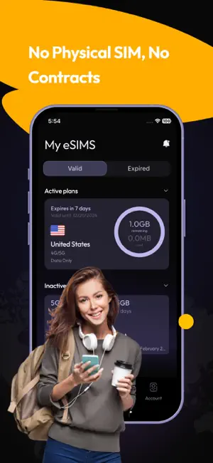 PhoneSIM: Travel eSIM advisor screenshot 4