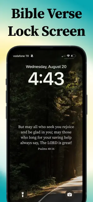 Lockscreen Bible Verse Widget screenshot 1