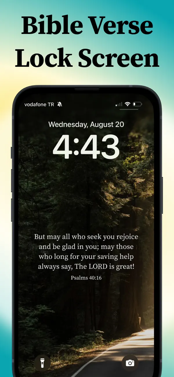 #1. Lockscreen Bible Verse Widget (iOS) Podle: Appelio