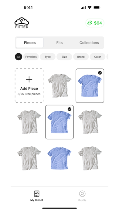 Fitted | AI Closet Screenshot