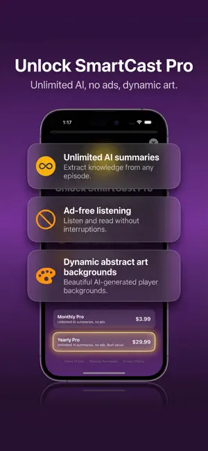 SmartCast: AI Podcast Player screenshot 4