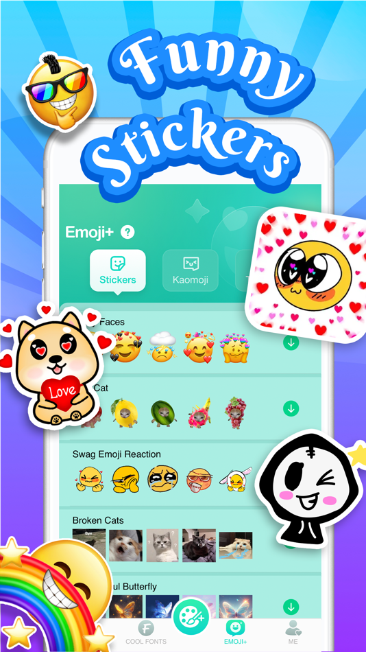 #6. Kika Keyboard: Custom Themes (iOS) بواسطة: Cheese Mobile, Inc.