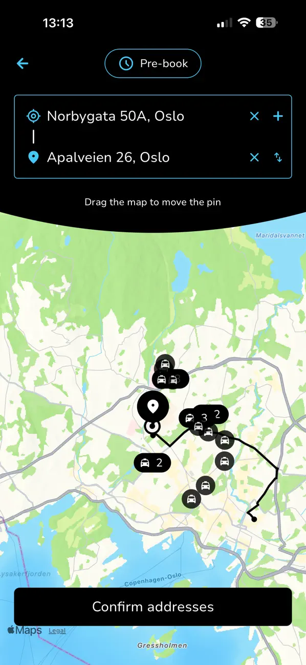 Screenshot #1 pour jip Taxi