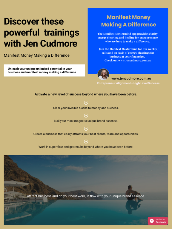 The Manifest Mastermind iPad screenshot 1 - Business app