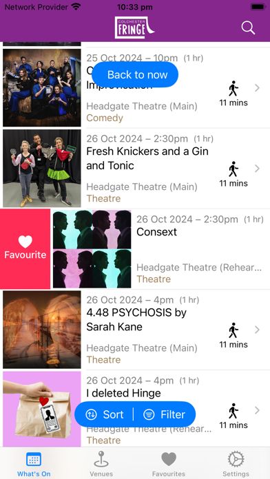 Colchester Fringe Festival Screenshot