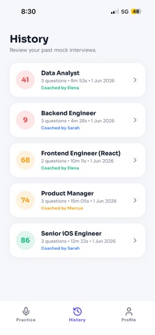 AI Mock Interview Screenshot 6 of 7