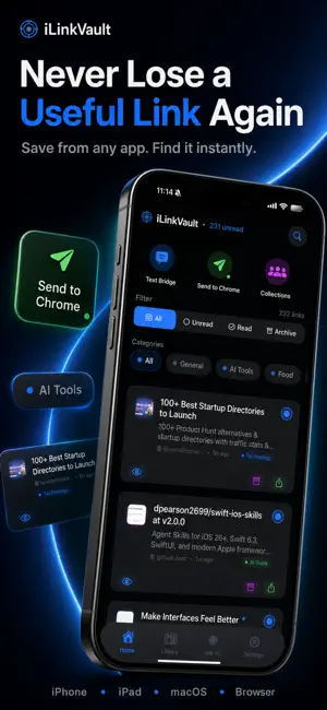iLinkVault: Bookmark Manager screenshot 1