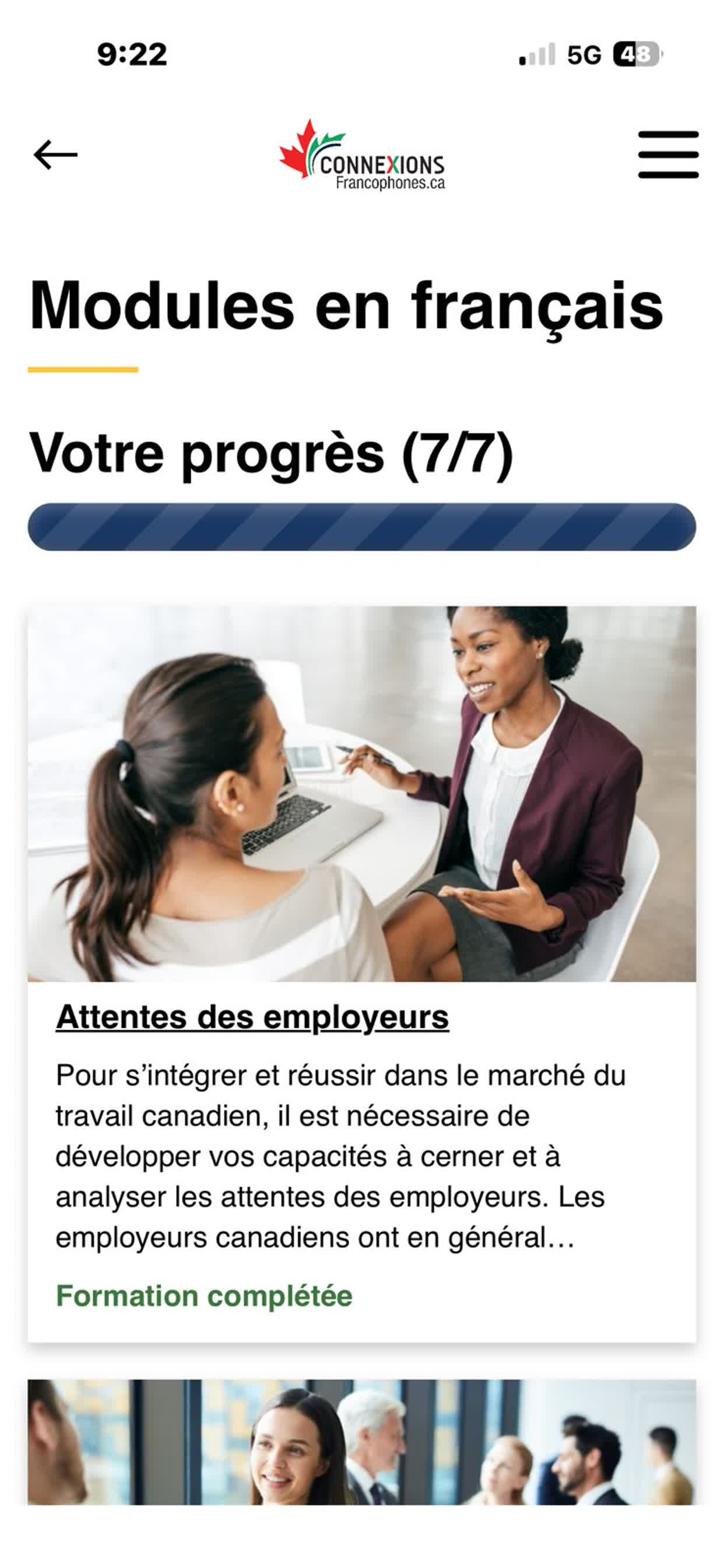 Connexions Francophones