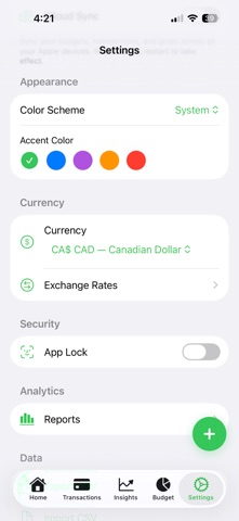 Ledg - Budget Tracker screenshot