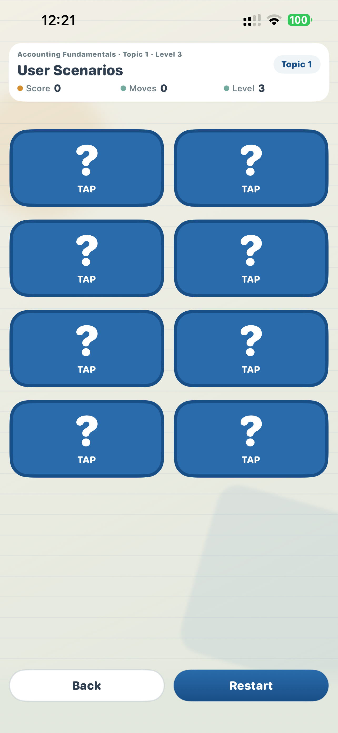 Accounting Memory Games screenshot 9