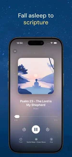 Still: Bible sleep stories iPhone screenshot 4