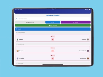 Futebol Max iPad screenshot 2