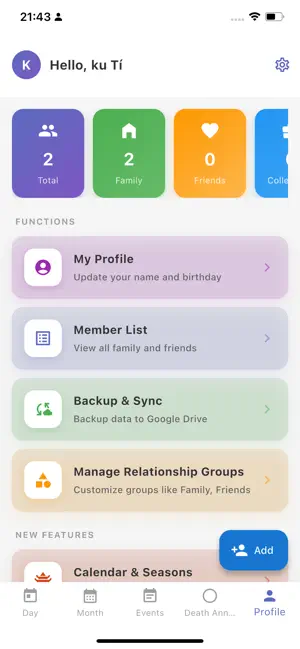 MyLunar - Calendar & Events screenshot 4