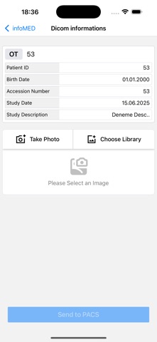 infoMED - CamToDicom screenshot