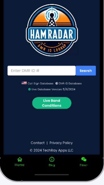 Ham Radar  DMR ID Lookup