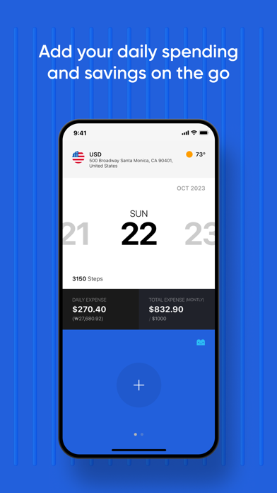 travelcrumb - Travel budget iPhone screenshot 2 - Travel app