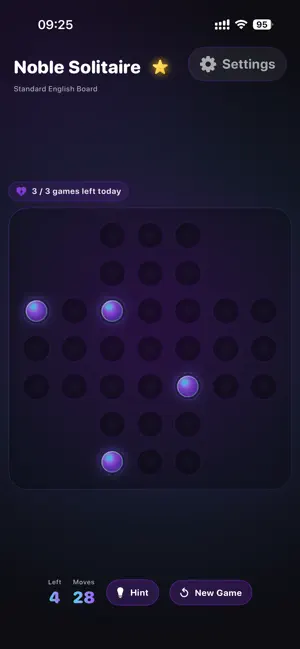 Peg Solitaire · Solo Elite screenshot 2