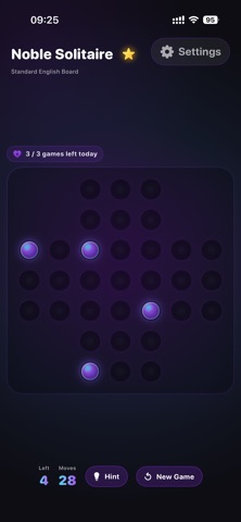 Peg Solitaire · Solo Elite Screenshot 2 of 3