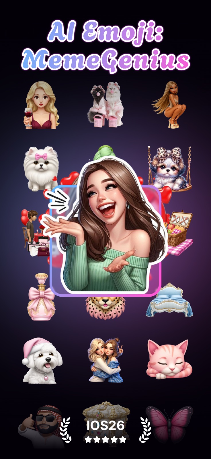 AI Emoji:MemeGenius iphone screenshot 1