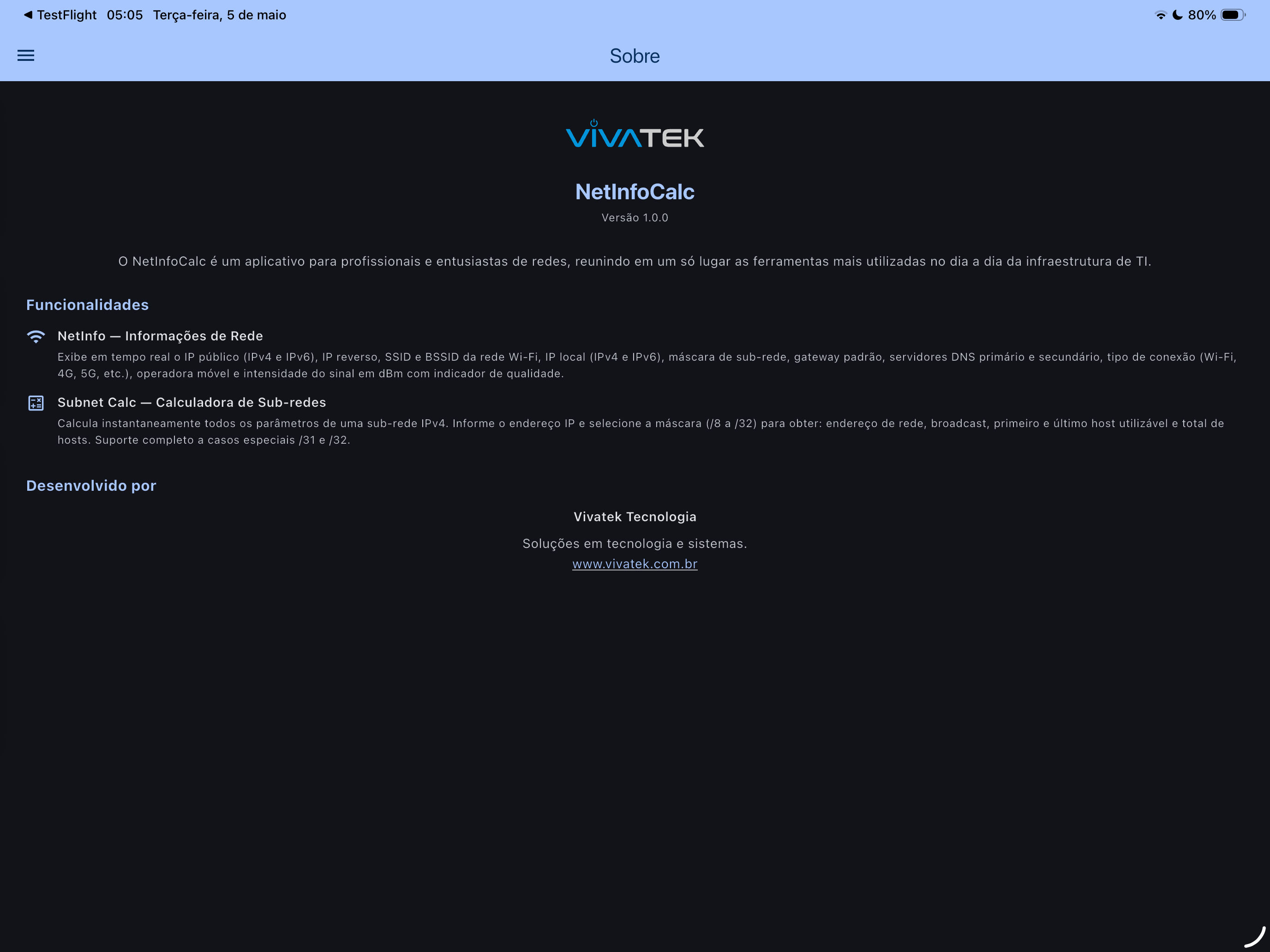 VVT Net Info