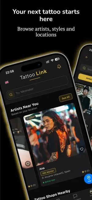 TattooLink - Book Your Tattoo screenshot 1