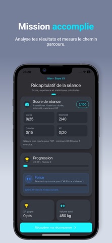 BeWellSports - Muscu & Cardio iPhone screenshot