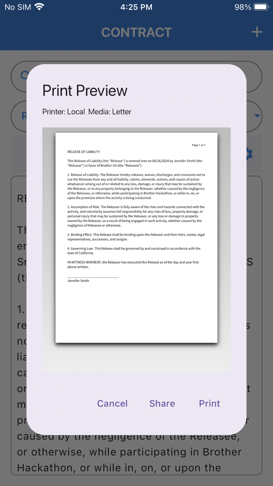 #3. Contract Plus (iOS) 由: Supplier Relations US, LLC.