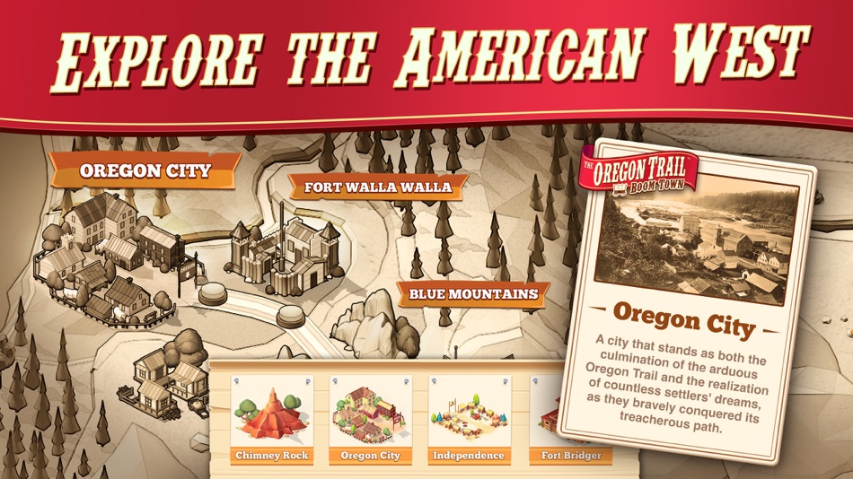 The Oregon Trail: Boom Town - 1.35.0 (1831) - (iOS)