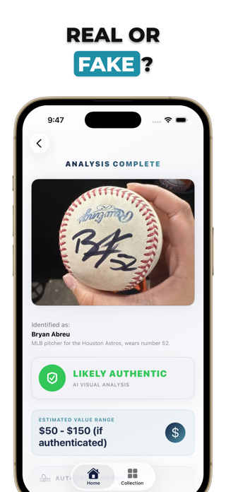 Autograph Identifier - Scanner Screenshot 1 of 3
