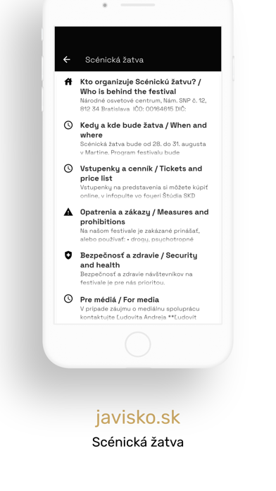 javisko.sk Screenshot