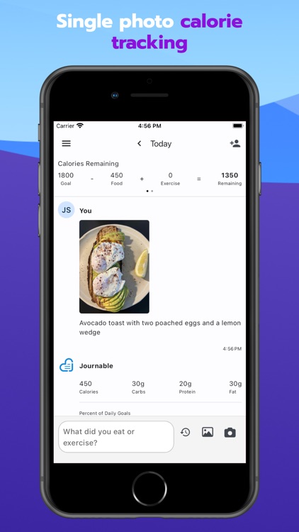 Journable — AI Calorie Counter