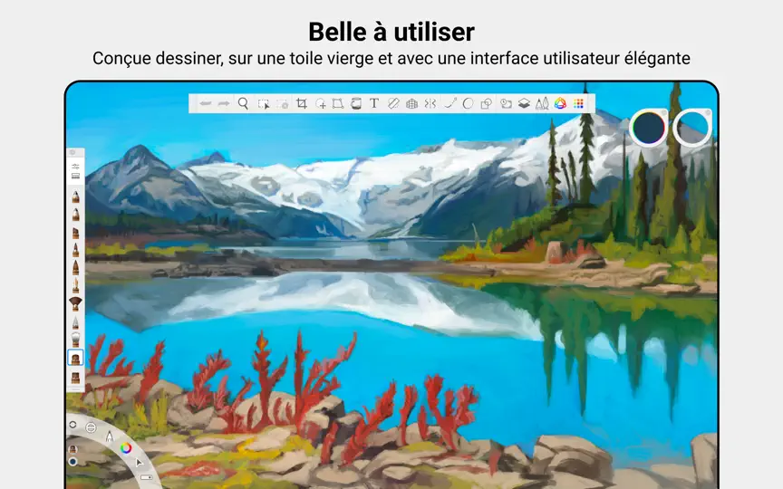 Capture d'écran de Sketchbook Pro sur iPhone 1
