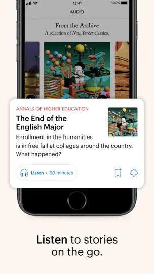 Скриншот The New Yorker на iPhone 3