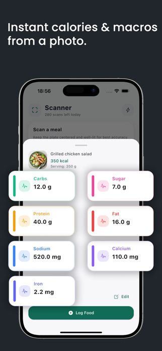 Kalogram - Calorie tracker Screenshot 3 of 6